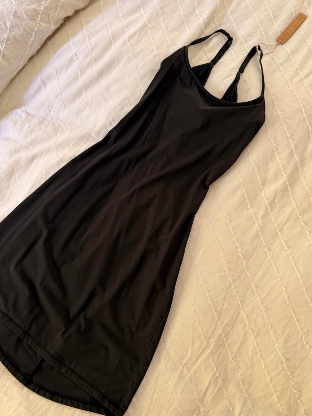 🖤 SKIMS • Fits Everybody Mini Slip Dress in Onyx - Picture 8 of 14